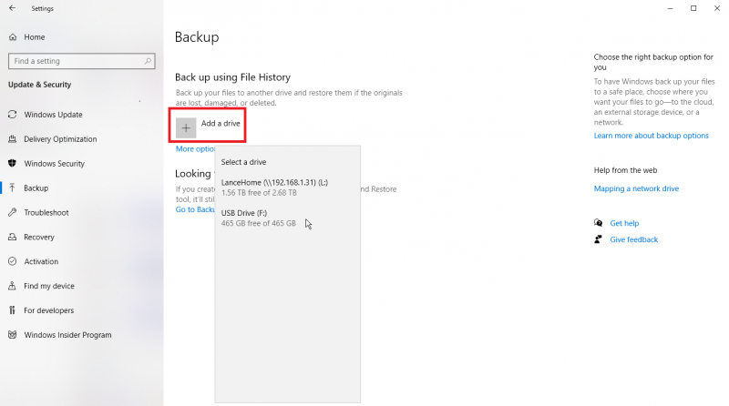Как сделать резервную копию и восстановить файлы в Windows 10